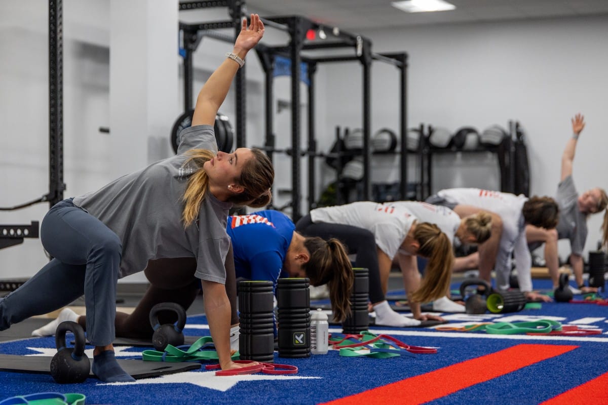 Dominique Slater training