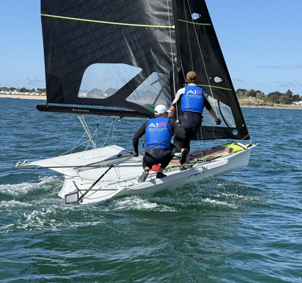 Nevin Snow Ian MacDiarmid 49er Quiberon