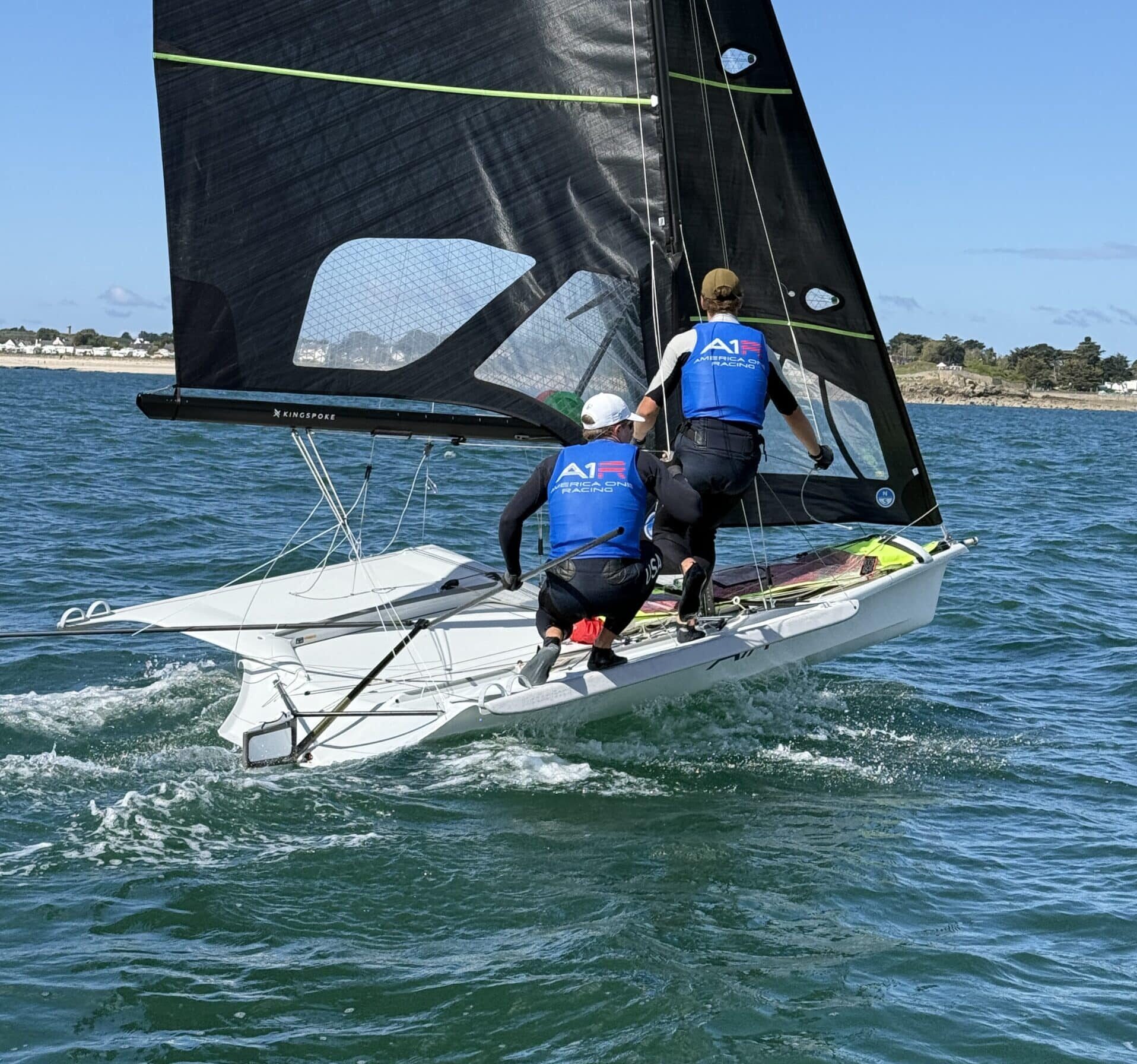 Nevin Snow Ian MacDiarmid 49er Quiberon