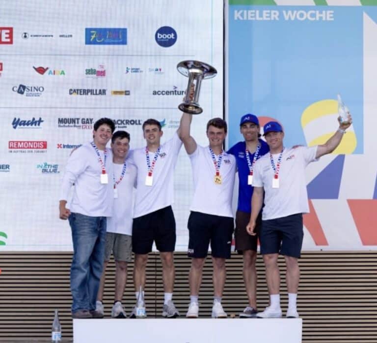 Kiel Week 2026 49er Podium